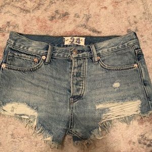 Free People Denim Shorts
